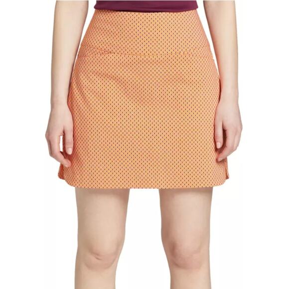 Lady Hagen Skirt Women XXL NWT Navette Orange Multi 17" Tummy Control Mini Skort - Picture 3 of 9
